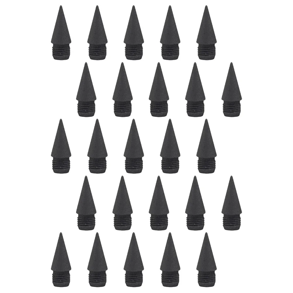 

25 Pcs Erasable Replacement Pencil Tip Student Child Pencils Inkless Writing Everlasting Nibs Graphite Replaceable Head