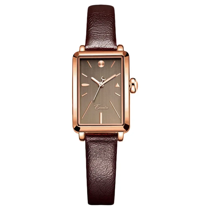 EAVANLIN small square retro watch feminine simple temperament square watch light luxury niche new watch women