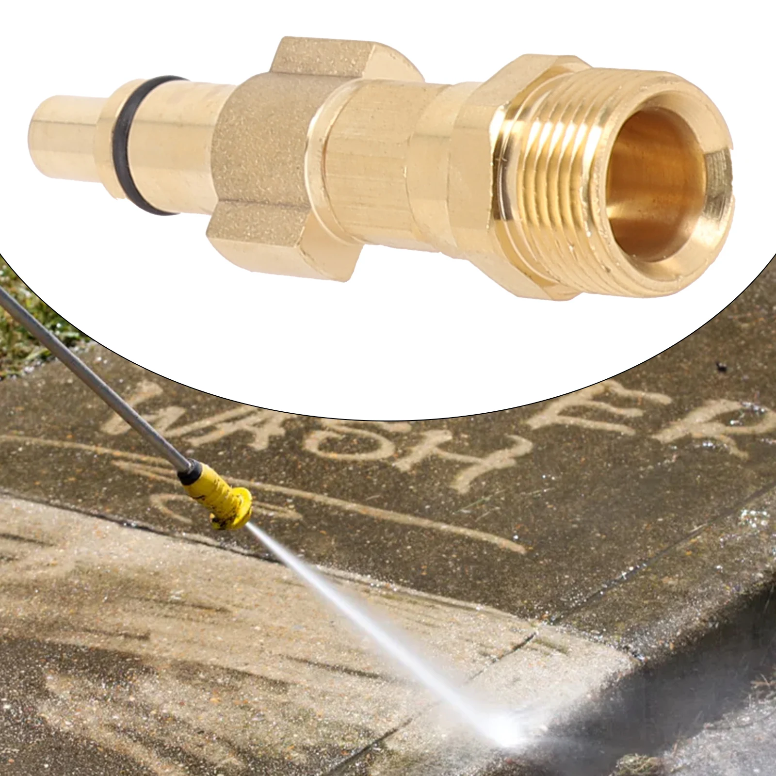 

M22 Adapter Bayonet Adapter M22 Male Thread Sturdy Washer High Pressure 30 L/min For Foam Cleaners High Quality