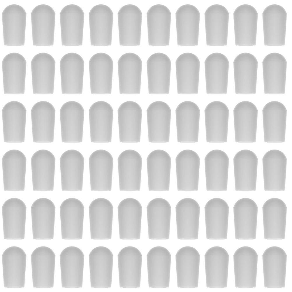 

200pcs Clothes End Caps Plastic Protective Covers Wire Hook Tips Hanger Accessories Laundry Rack Lightweight for Hanger