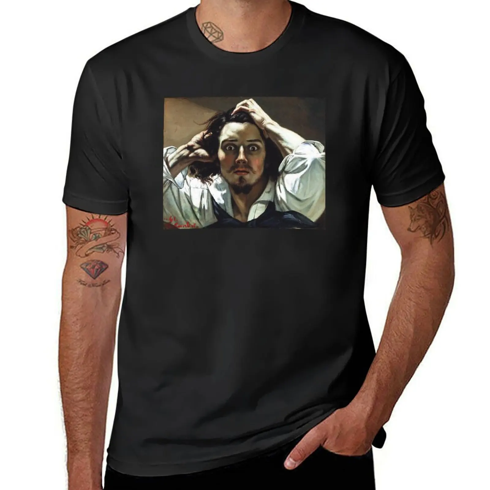 The Despair of Gustave Courbet T-Shirt quick-drying graphics hippie clothes plain t shirts men