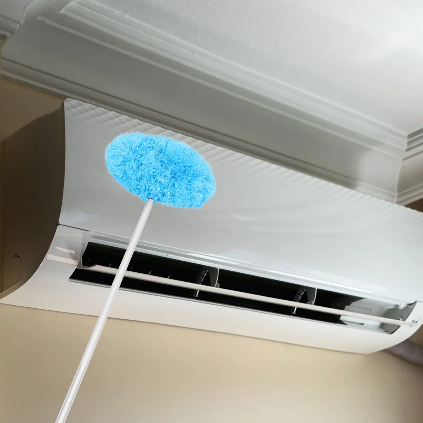 

Multifunctional Cleaning Brush 140cm Aluminum Pole Ceiling Fan Duster Window Blind Cleaner Dusting Wand Spider Web Remover High