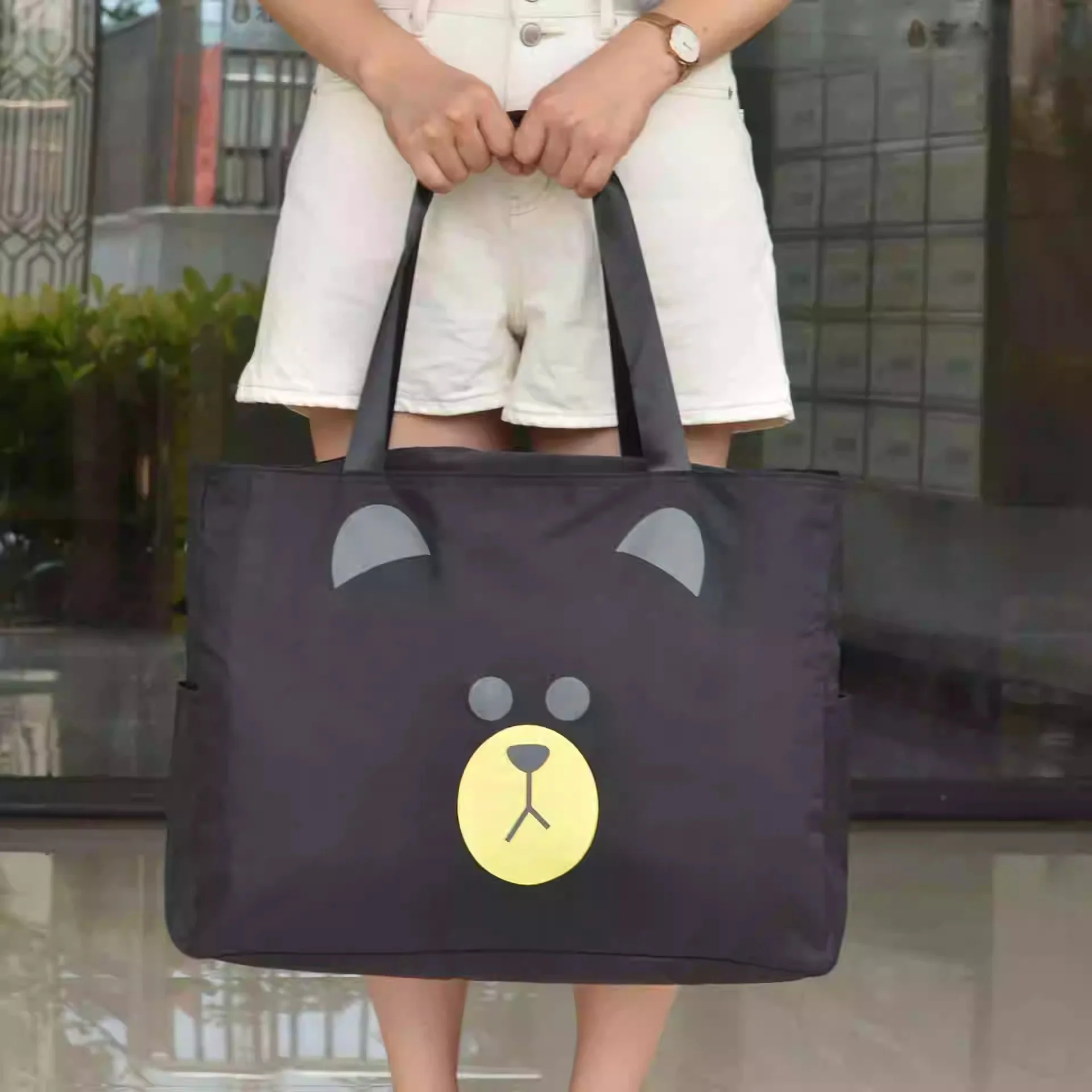 

Lightweight Large Capacity Oxford Cloth Travel Bag Portable Short Trip Luggage Bag Women's Handbag Durable Student Bag