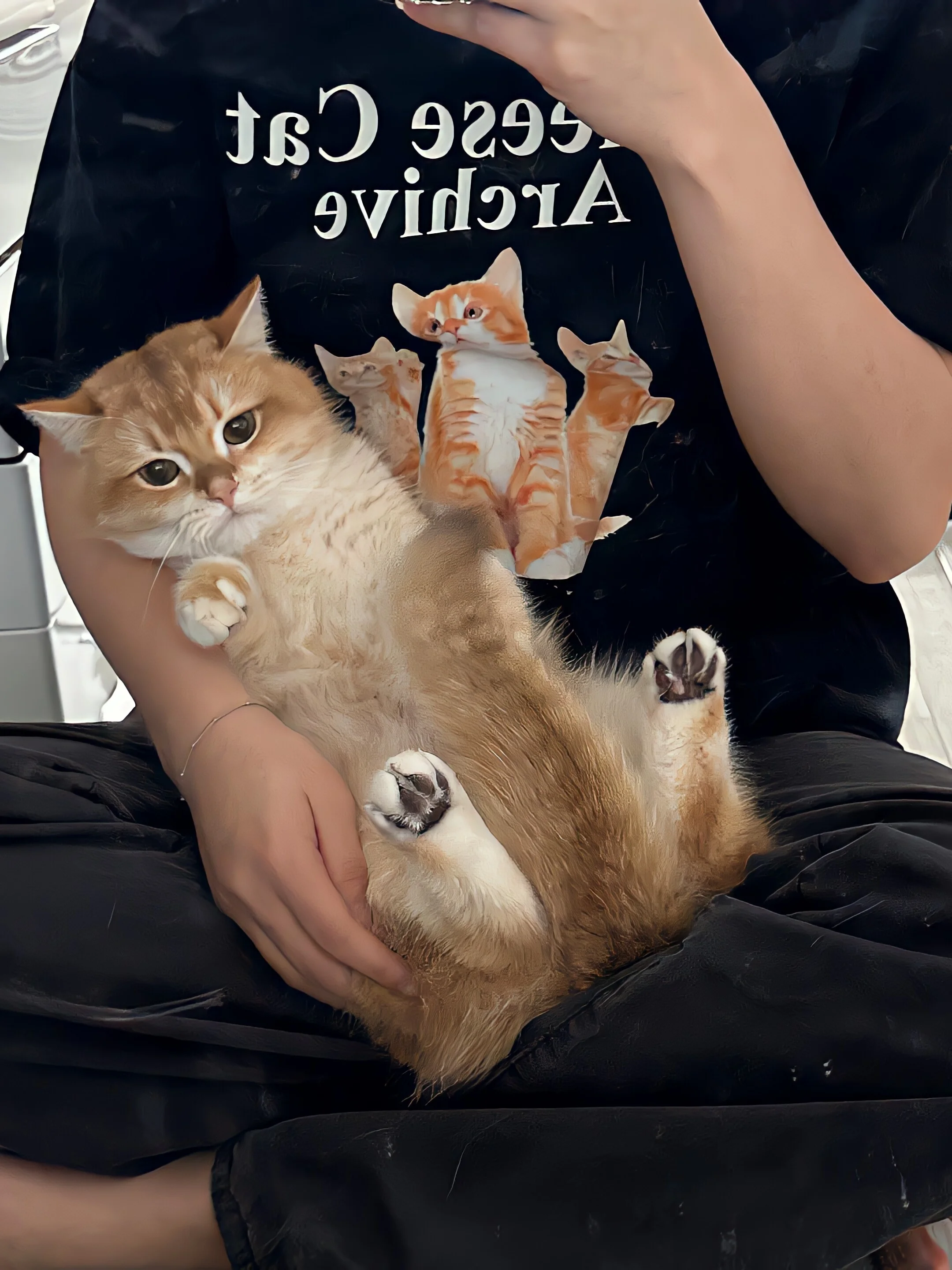 T-shirt ort Sve avec lettres imprimées fromage Orange, 00% coton, coréen, coupe ample, haut d'été pour jeunes femmes