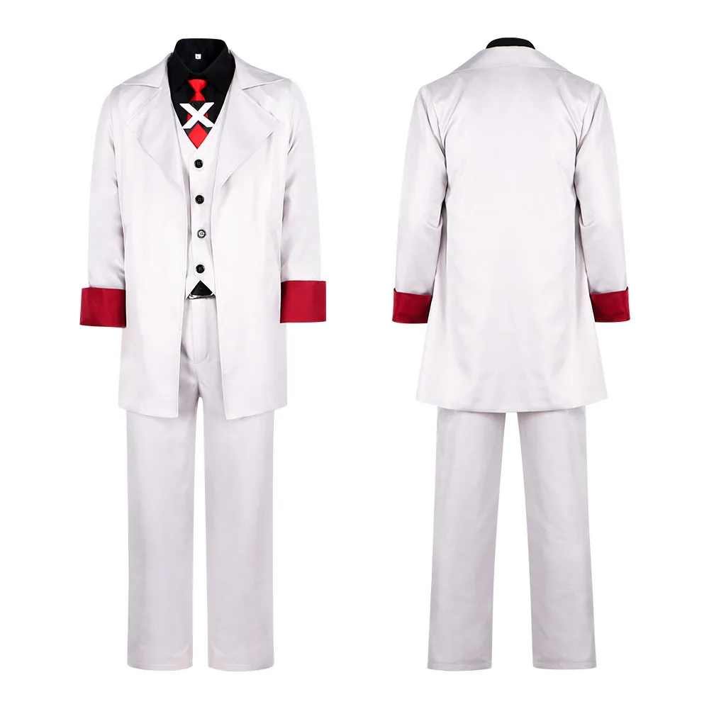 

Convex Hero Cosplay Costume 2D Anime Exhibition Performance Costume Cosplay White Suit Halloween Stage Role Costume