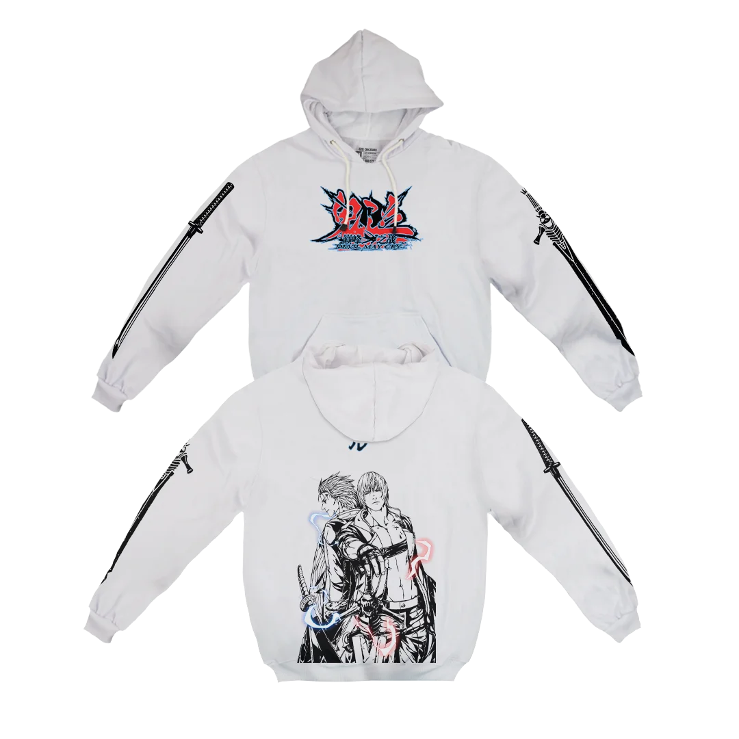 Classic Game Devil May Cry Print Hoody Autumn Winter Thick Warm Oversized Men Women Pullover Long Sleeves Casual Sweatshirt Coat