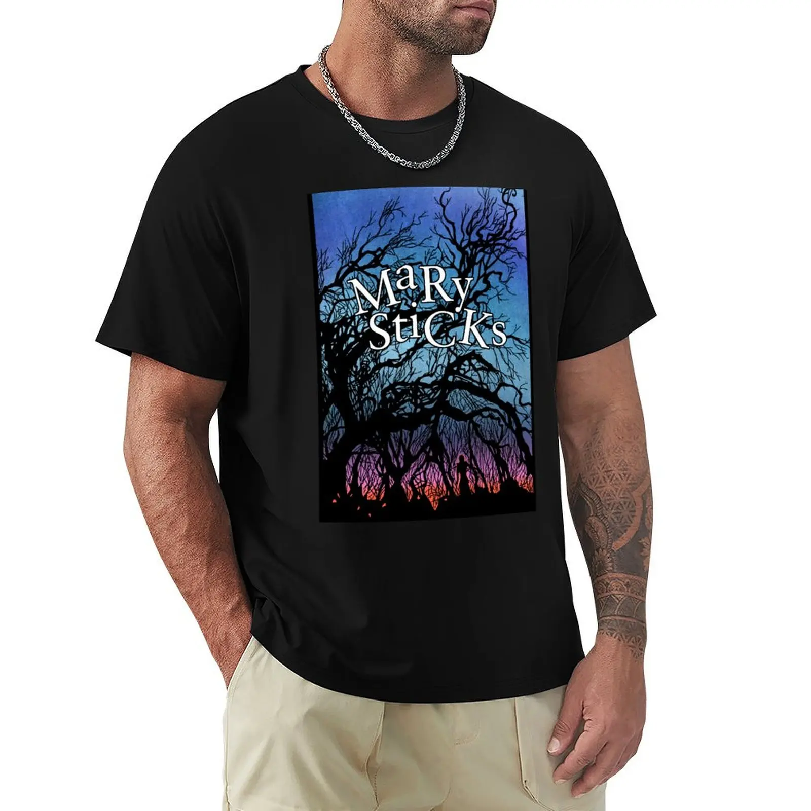 

Mary Sticks T-Shirt summer 2025 anime figures customizeds sweat shirts, men