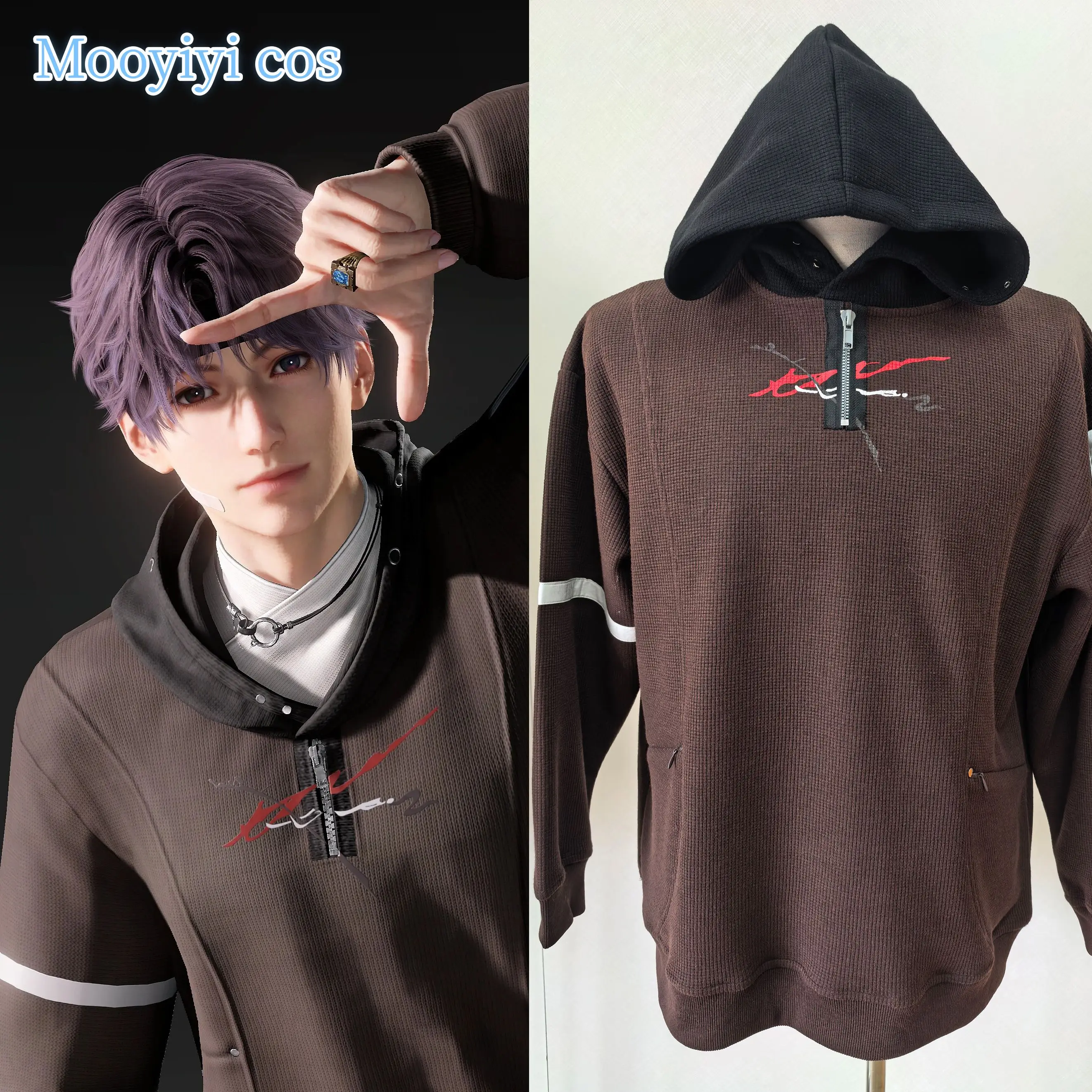 

Rafayel Косплей Толстовка Костюм Хэллоуин Рождественская игра Love and Deepspace S-XL В НАЛИЧИИ Последние осенние и зимние стили