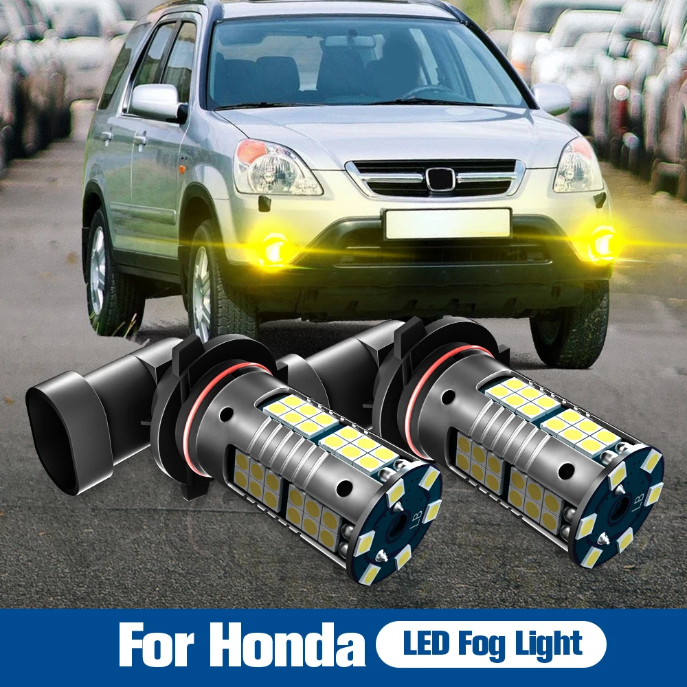 

2pcs LED Fog Light Lamp Blub HB4 9006 Canbus Error Free For Honda CRV 2 (2002-2006)