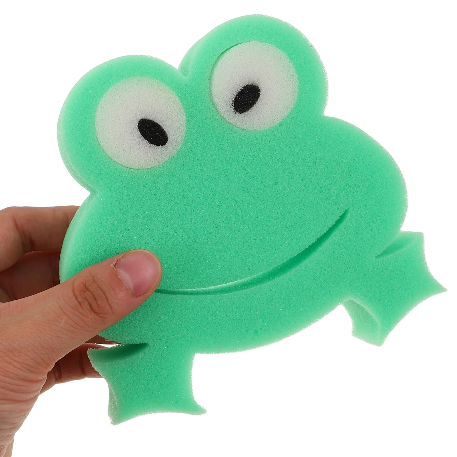 

4Pcs Cartoon Animal Bath Sponge: Creative for Children Soft Scrubbing Wash Sponge Baby Bath Time Fun Light Green