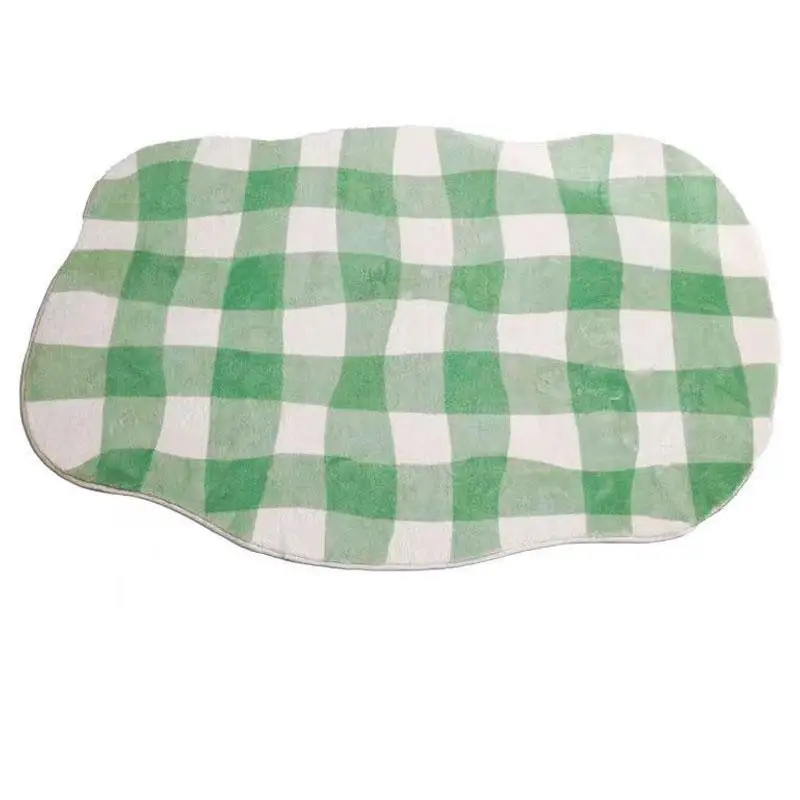 VIKAMA Moderner und einfacher Ins-Style-Teppich, Wohnzimmer, Sofa, Schlafzimmer, Decke, Nachahmung von Kaschmir, Couchtisch, Kissen, Heimdekoration