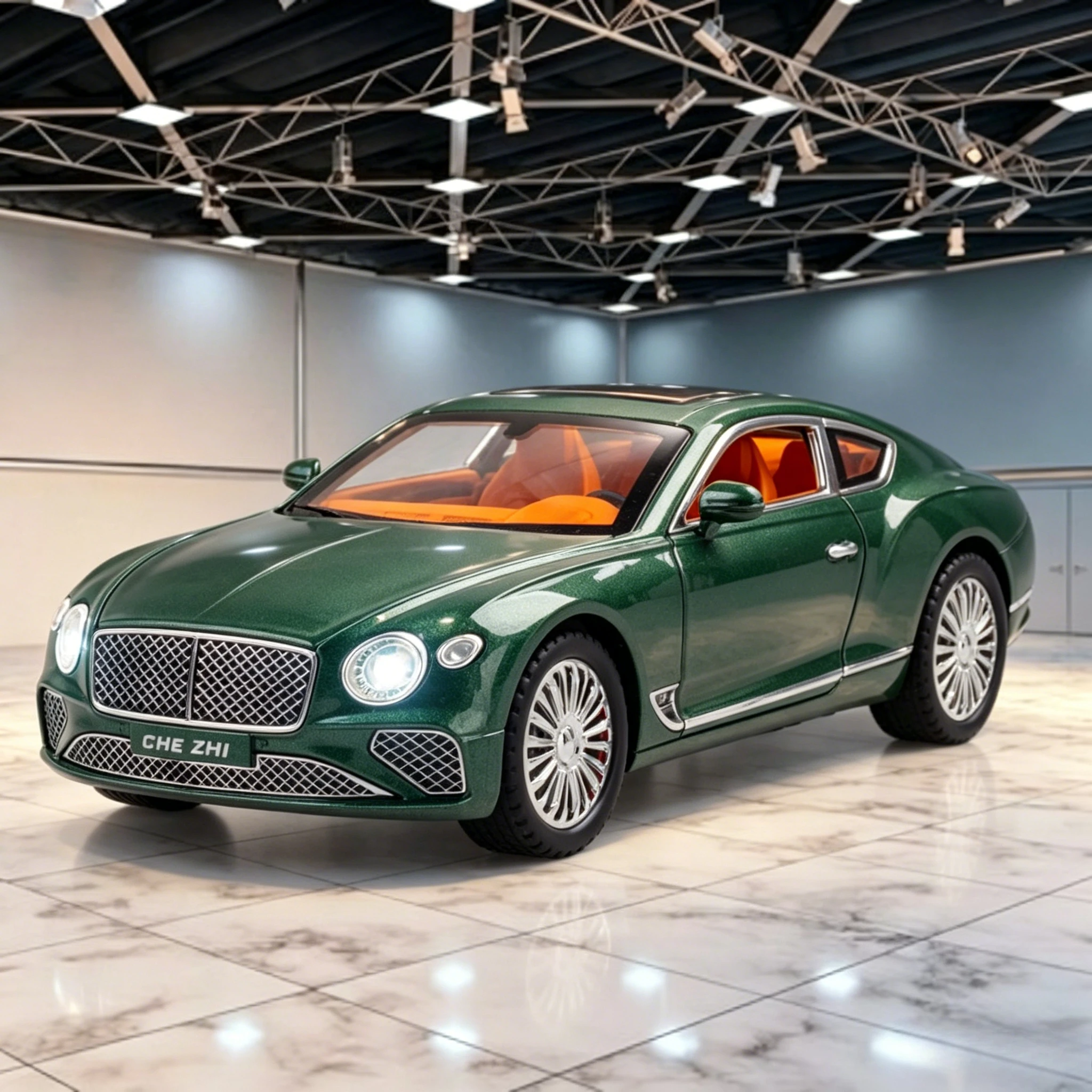 

1:24 Continental GT Alloy Car Model Toy Pull Back Diecast Metal Sports Cars Models Simulation Sound Light Collection Gifts