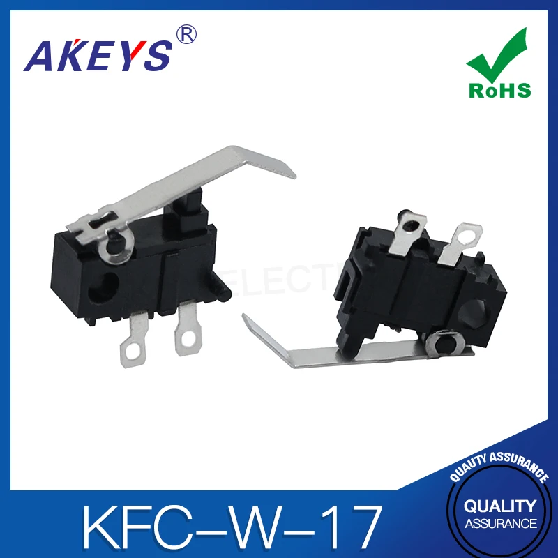 

10 шт KFC-V-122 Стандартный концевой выключатель с двумя контактами и кнопкой сброса ручки