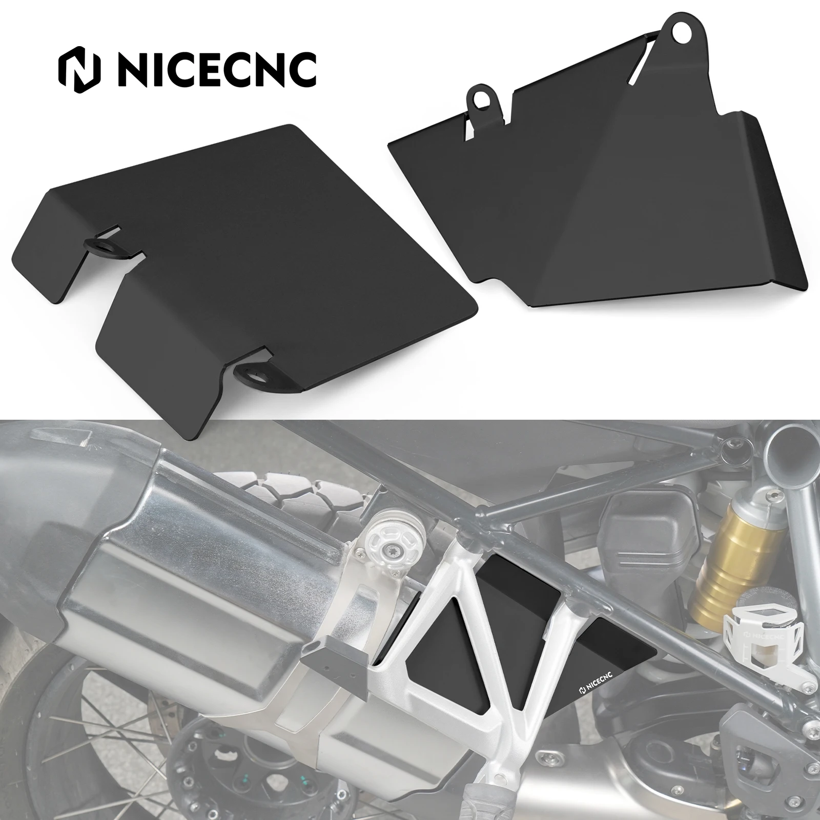 

Motorcycle Passenger Footrests Exhaust Pipe Heat Shield Cover for BMW R1250GS/Adventure R1250GSA R1250 GS GSA 2018-2022 2023