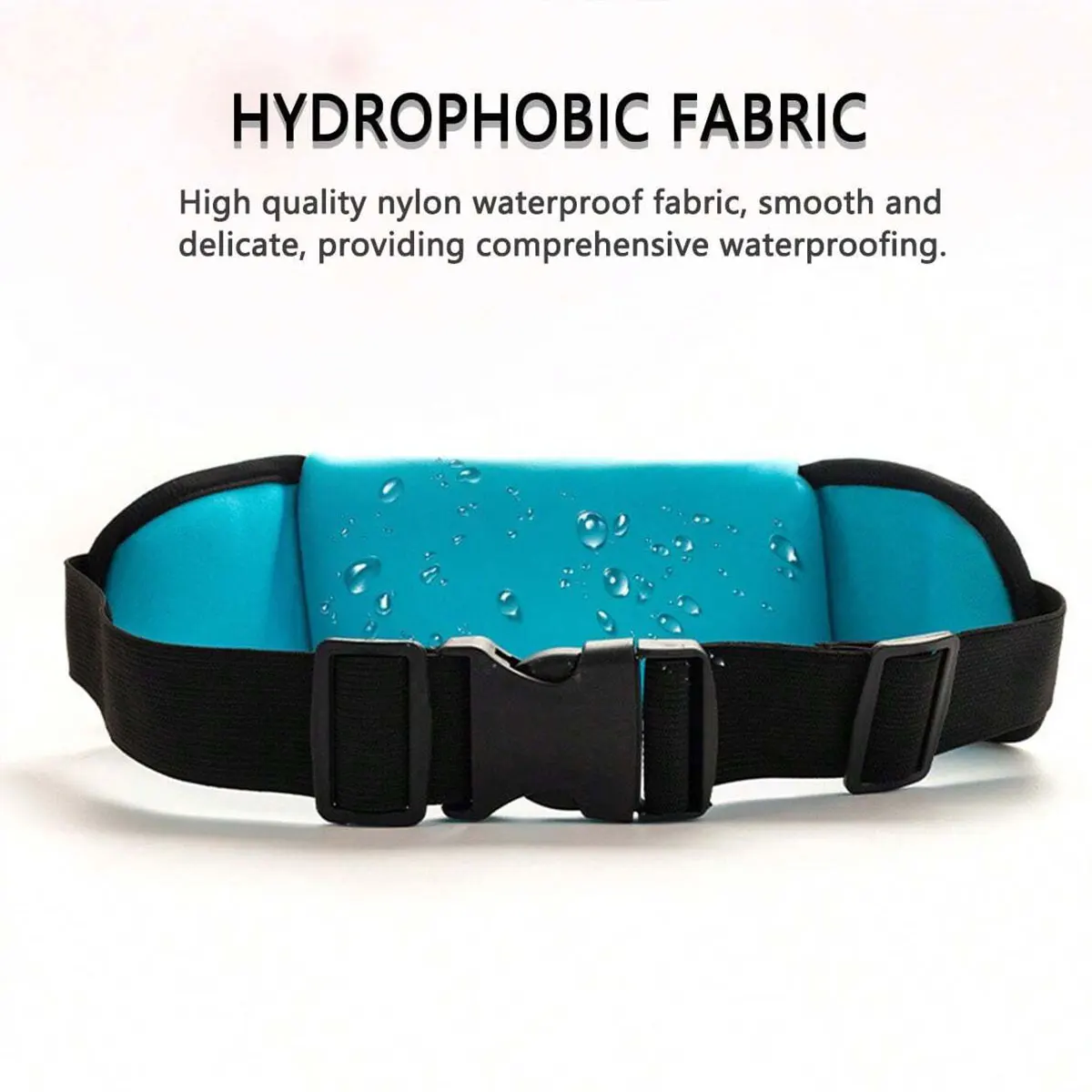 Lauf-Handytasche für die Taille, Outdoor-Fitness-Aufbewahrungstasche, Sport-Gürteltasche, Handytasche aus Tauchmaterial – Detail 4