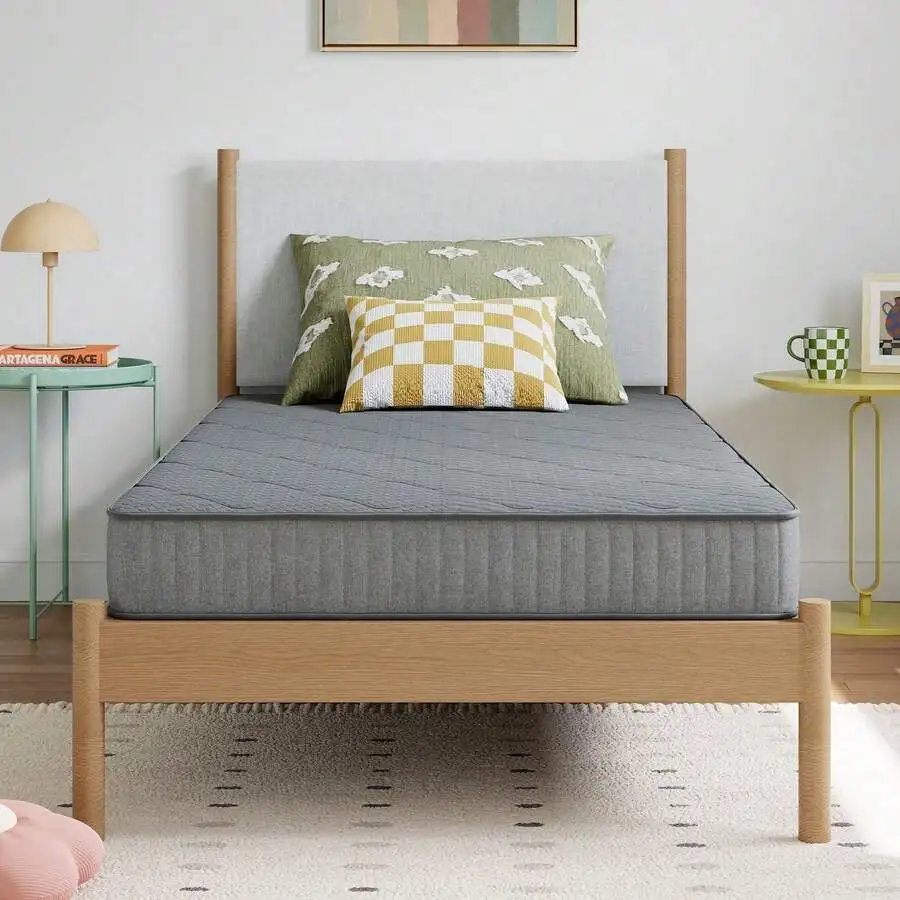 Misty 6' Twin XL Size Cooling Memory Foam Medium Supportive Innerspring Mattress