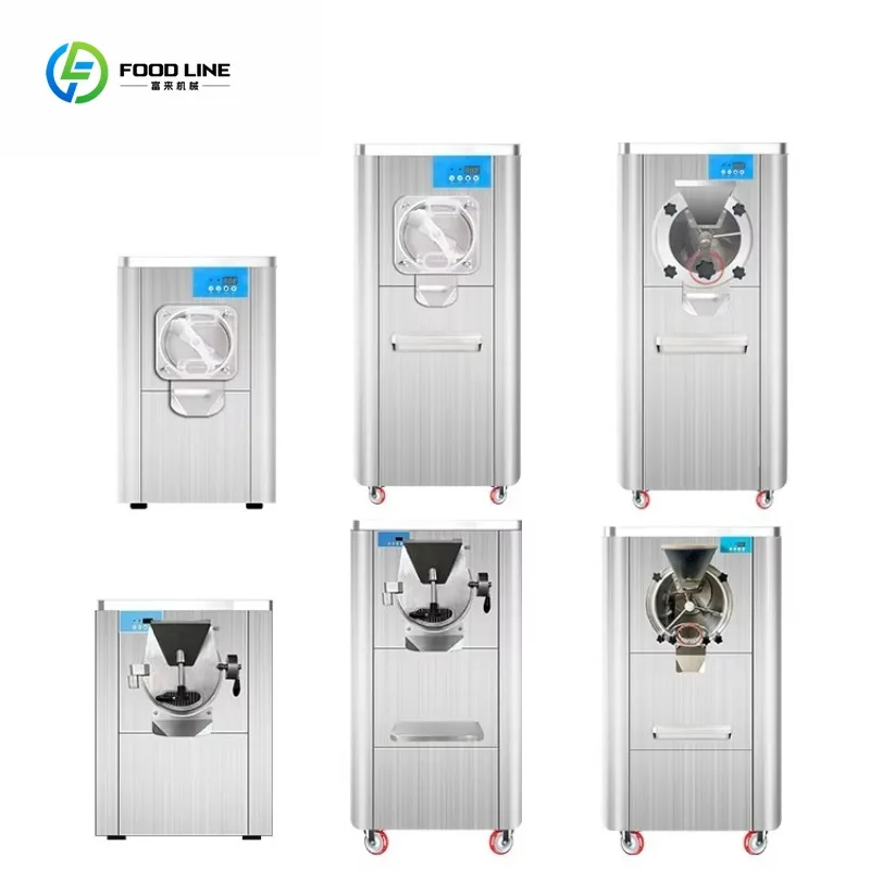 Custom Commercial Countertop 2800W 9L Hard Ice Cream Machine Hard Serve Ice Cream Maker