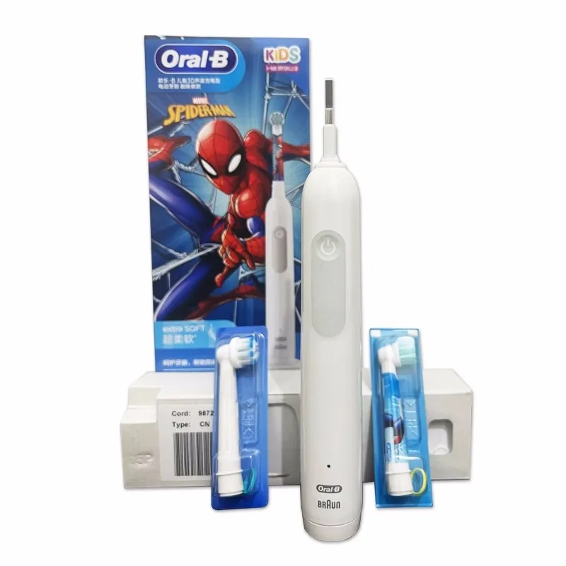 

Система контроля давления Oral B Pro1 Pro для детей во время изменения зуба, 3 режима чистки с таймером, электрическая зубная щетка