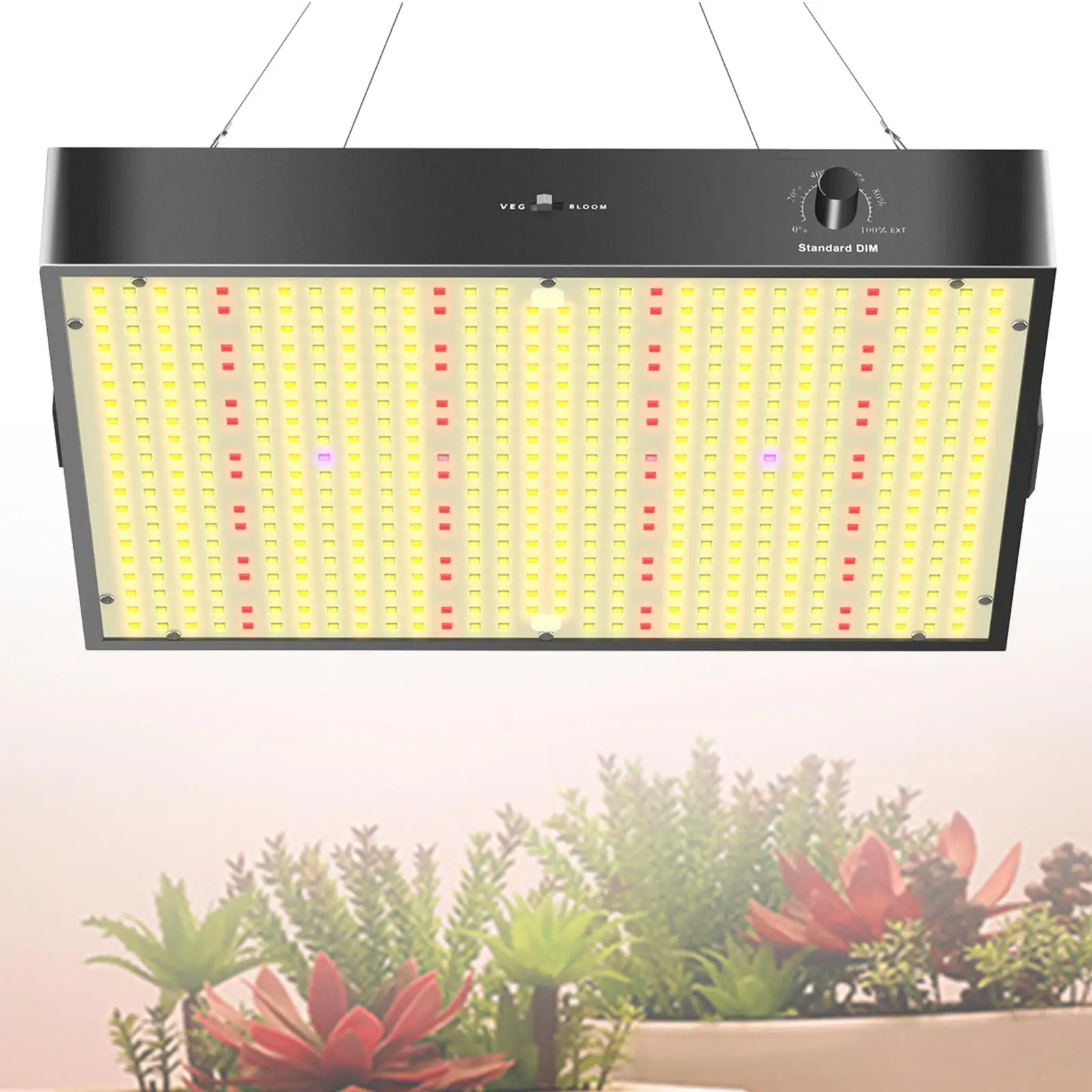 

LED Grow Panels Light Metal Garden Tool for Hallway Indoor Plants Greenhouse