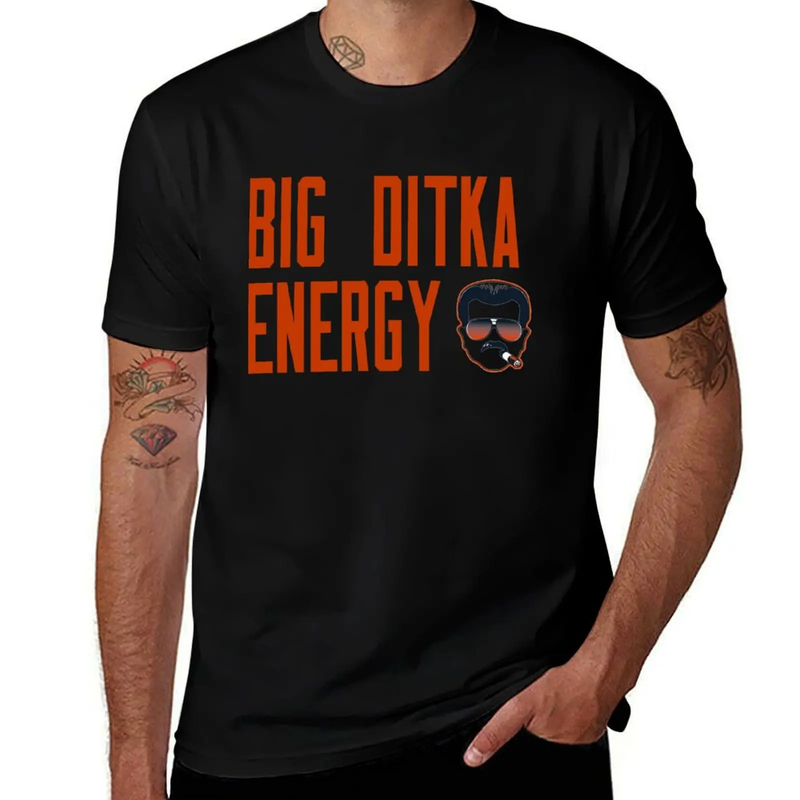 Big Ditka Energy T-Shirt Soft Cotton Print T-Shirt