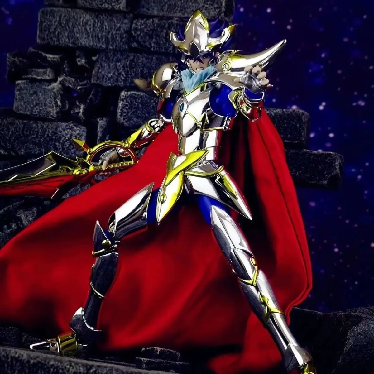 

In Stock Saint Seiya Myth Cloth ST Soul of Gold-Asgard Golden Boar Frodi Metal Version Action Figure Toy Collection Gifts