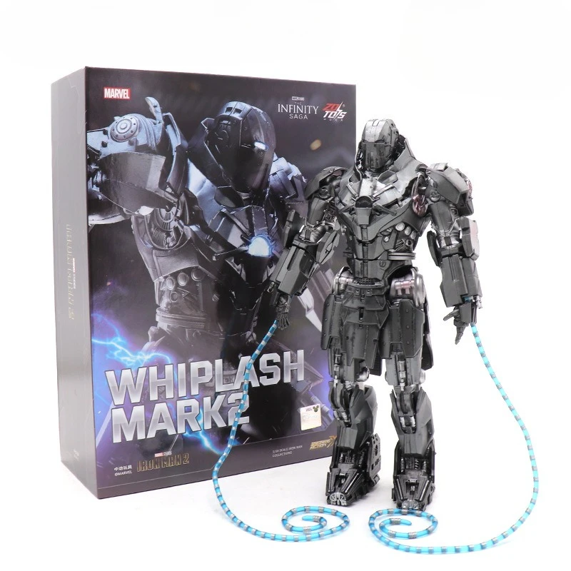 Marvel homem de ferro vilão Whiplash MARK 2 figura de ação estatueta colecionável modelo de mesa boneca decoração brinquedo presente