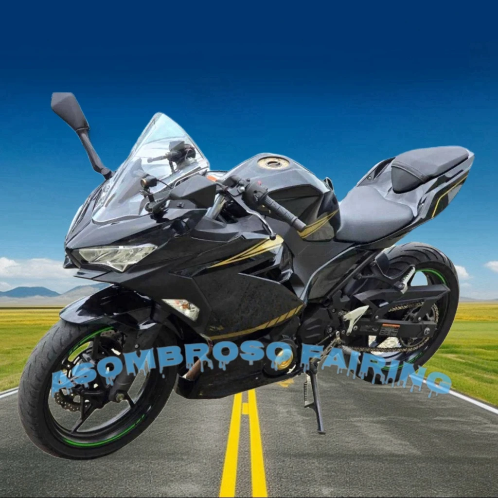 Custom Motorcycle Fairing for NINJA 400 NINJA400 EX400 2018-2019 2020 2021 23 24 100% Fit Injection Road Racing Aftermarket Set image 4