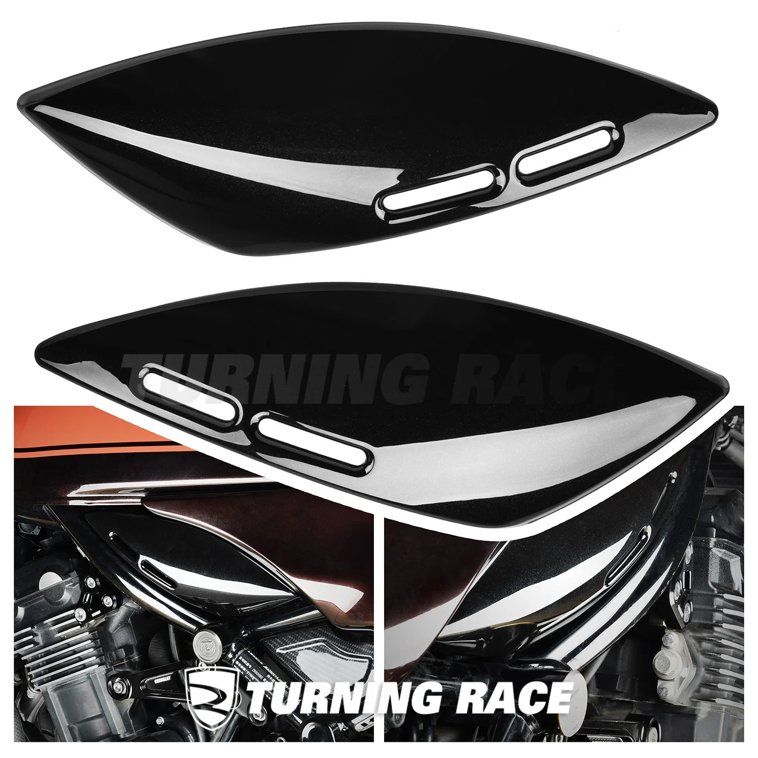 

For Kawasaki Z900RS CAFE/SE 2018-2026 - Fuel Tank Side Cover Panel, Replacement Body Guard Frame Z900RS Full Fairing Kits Parts