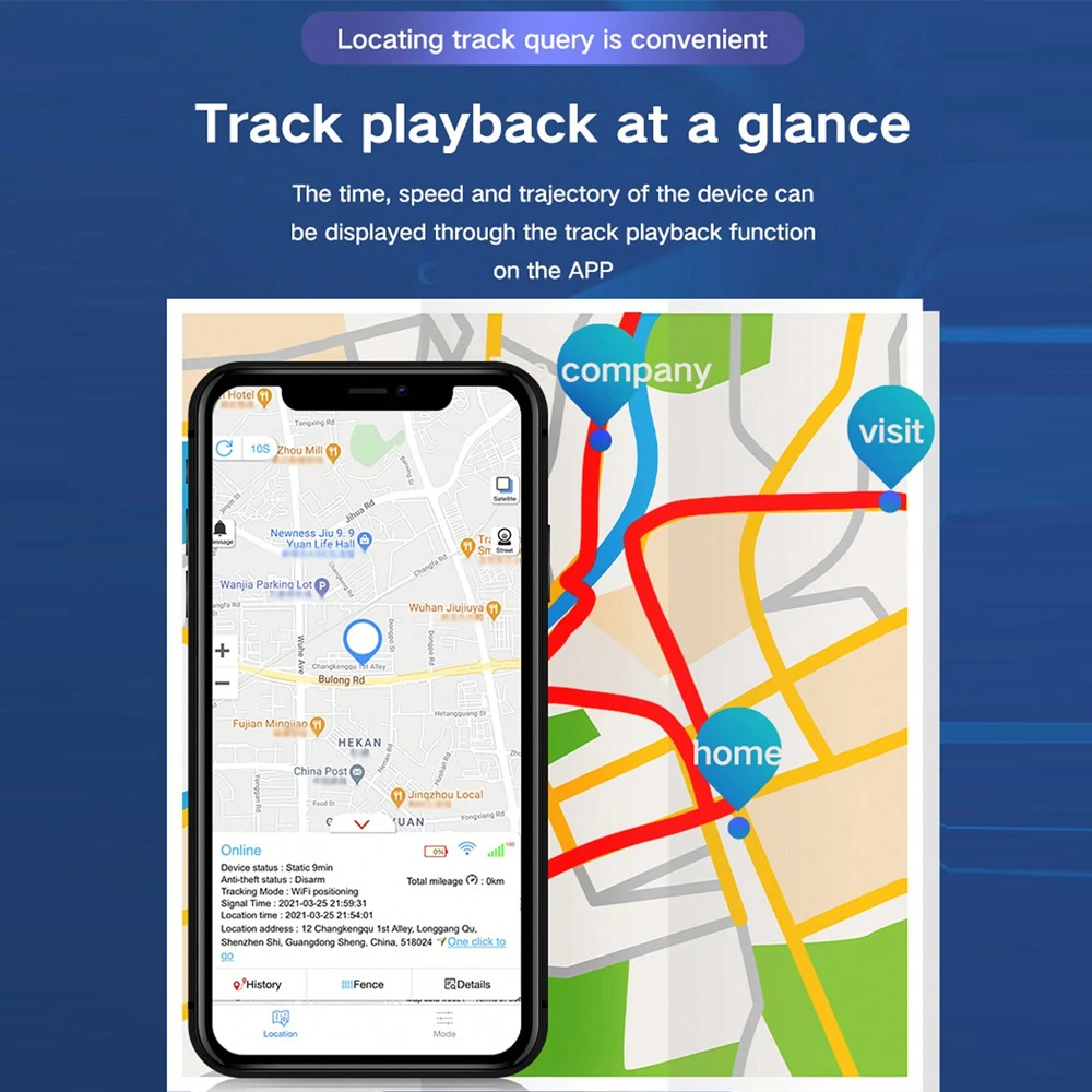 Мини GF09 GPS трекер сильный магнитный противоугонный автомобильный WIFI детектор позиционирования управление встроенный аккумулятор защита забора LBS приложение