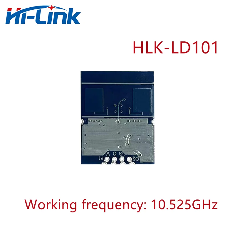 Free shipping Hi-Link HLK-LD101 10G radar module intelligent microwave sensor switch Doppler human motion detection