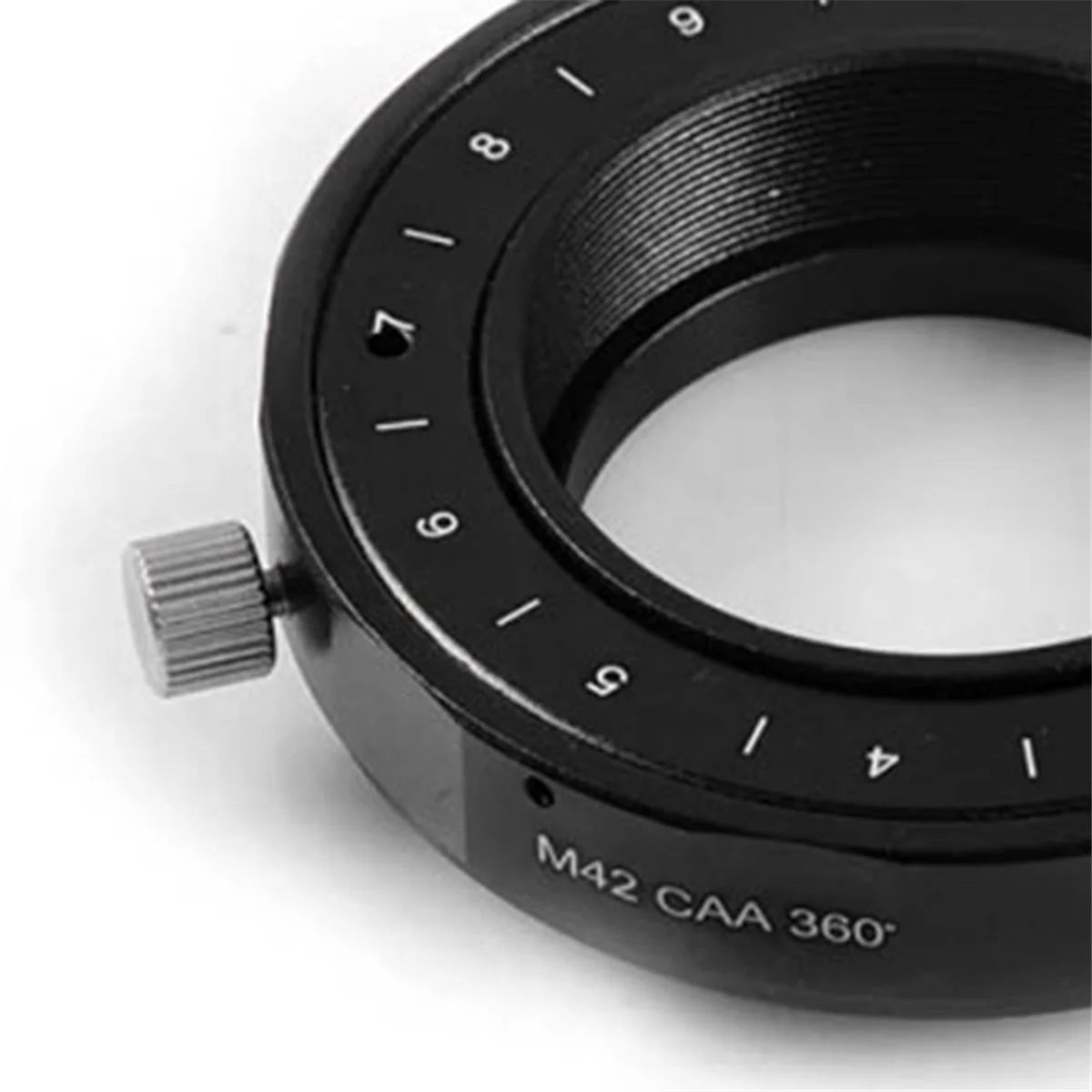 RISE 360 °   CAA Rotator reguluje kąt kamery Adapter M48 Akcesoria do teleskopów astronomicznych S8252