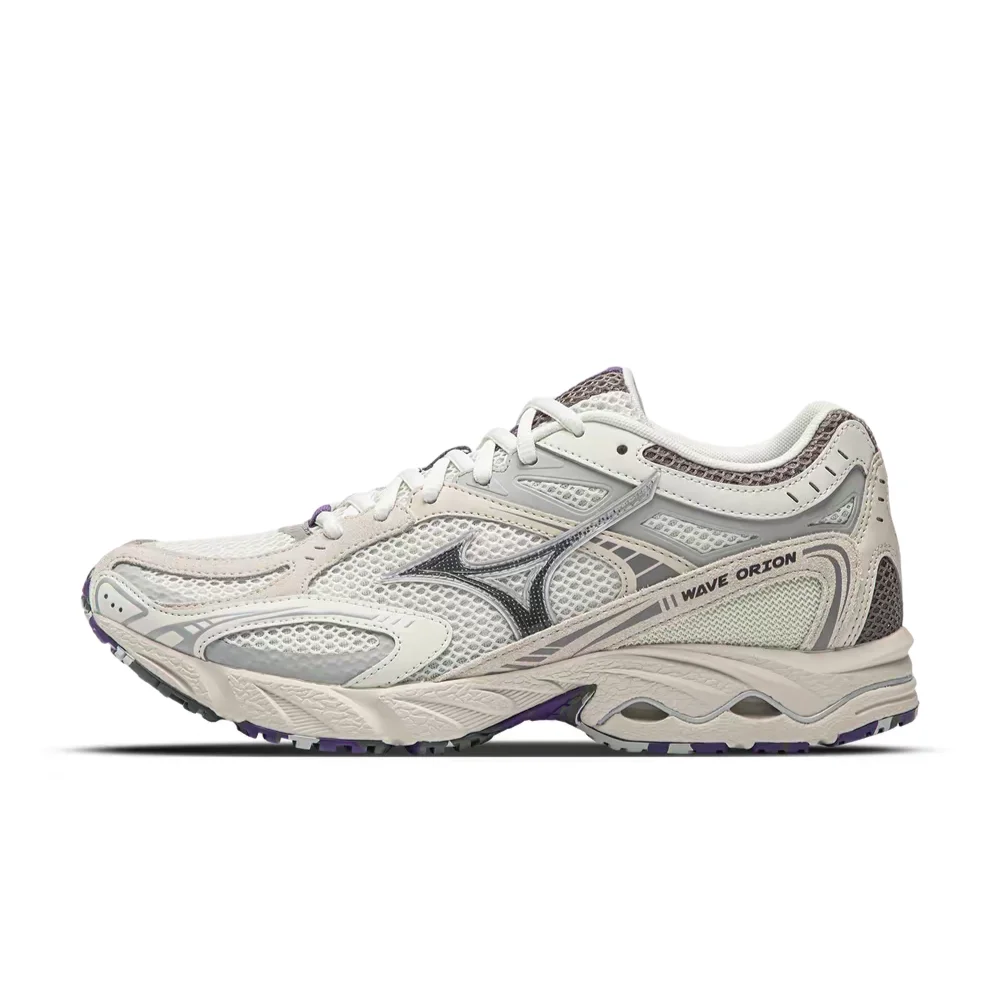 Mizuno Wave Orion Unisex Beige Vintage Sporty Runners – Breathable Durable Sole, Non-Slip Grip & Comfortable Fit D1GH232115