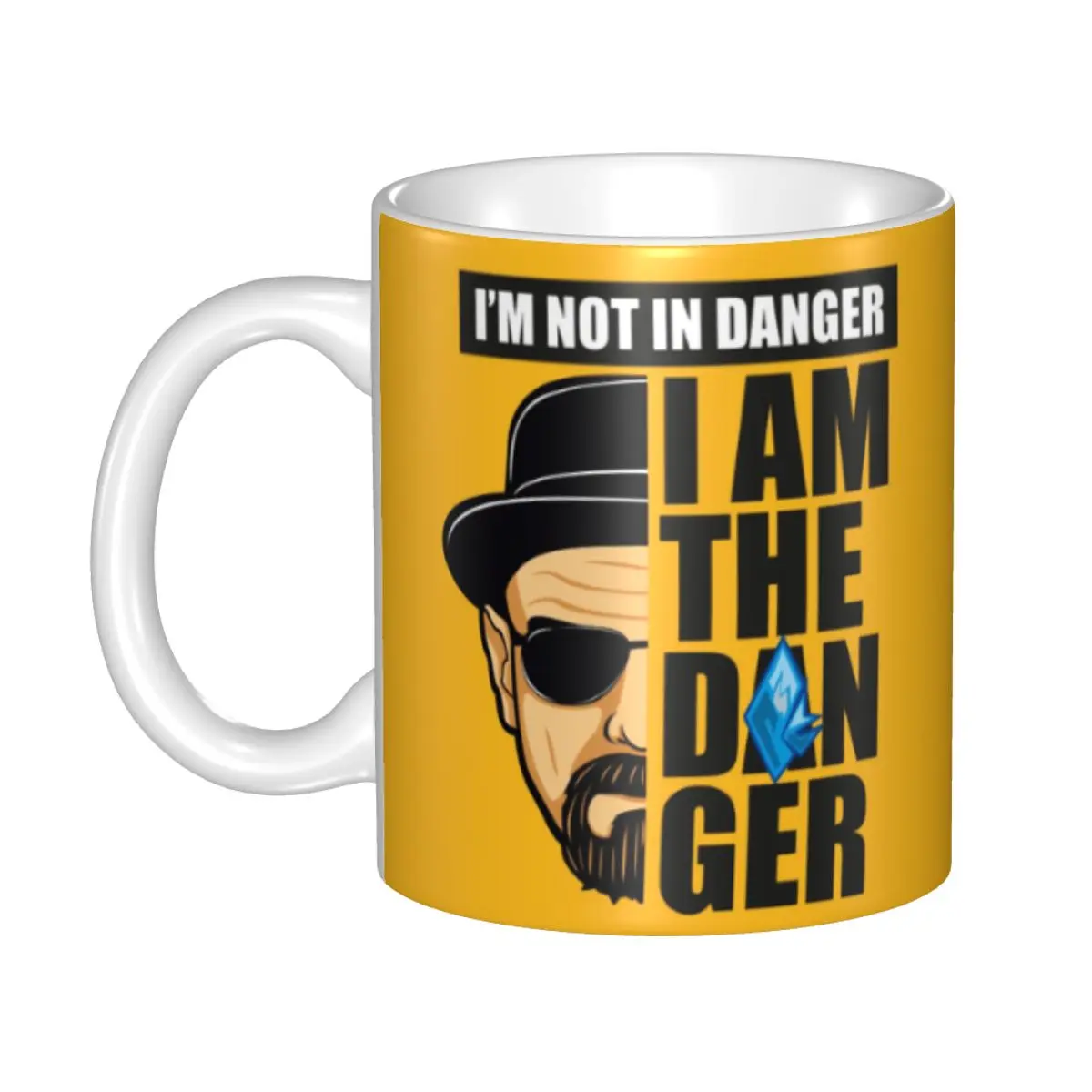 

Heisenberg I Am The Danger Mug Personalized Breaking Bad Walter White Coffee Ceramic Mug Cup Creative Present