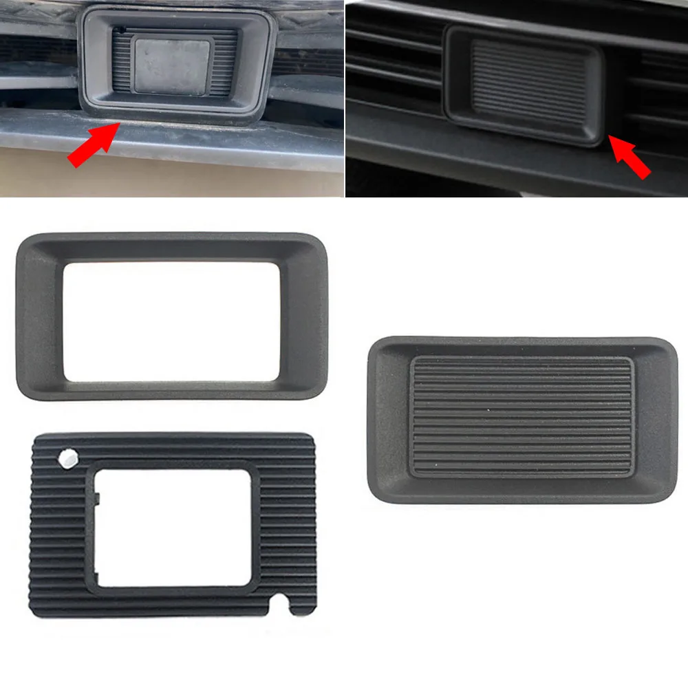Car Front Bumper Lower Grille Adaptive Cruise Module Cover Frame ACC Radar Cap Bracket For Changan CS75 PLUS 2020-2021
