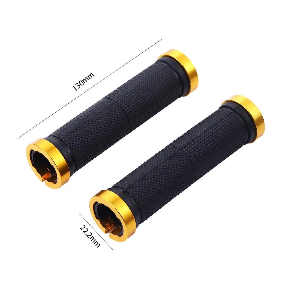 Anti-slip Soft Rubber Shock-Absorbing Mountain Bike Handlebar Grip Bicycle Handler Grip Bicycle Handlebar Cover Bike Grips