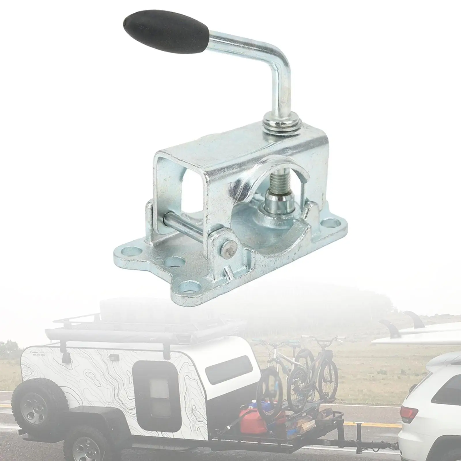 

Разъем для прицепа, многофункциональный зажим с ручкой, портативный подъемный кронштейн, диаметр трубы 48 мм, опорный зажим для яхты, прицепа, лодки