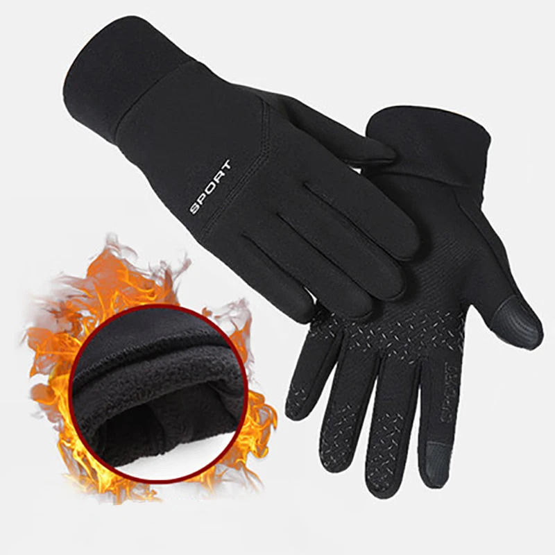 Guantes de esquí impermeables para hombre y mujer, manoplas a prueba de viento para Snowboard, moto, nieve, ocio, Invierno