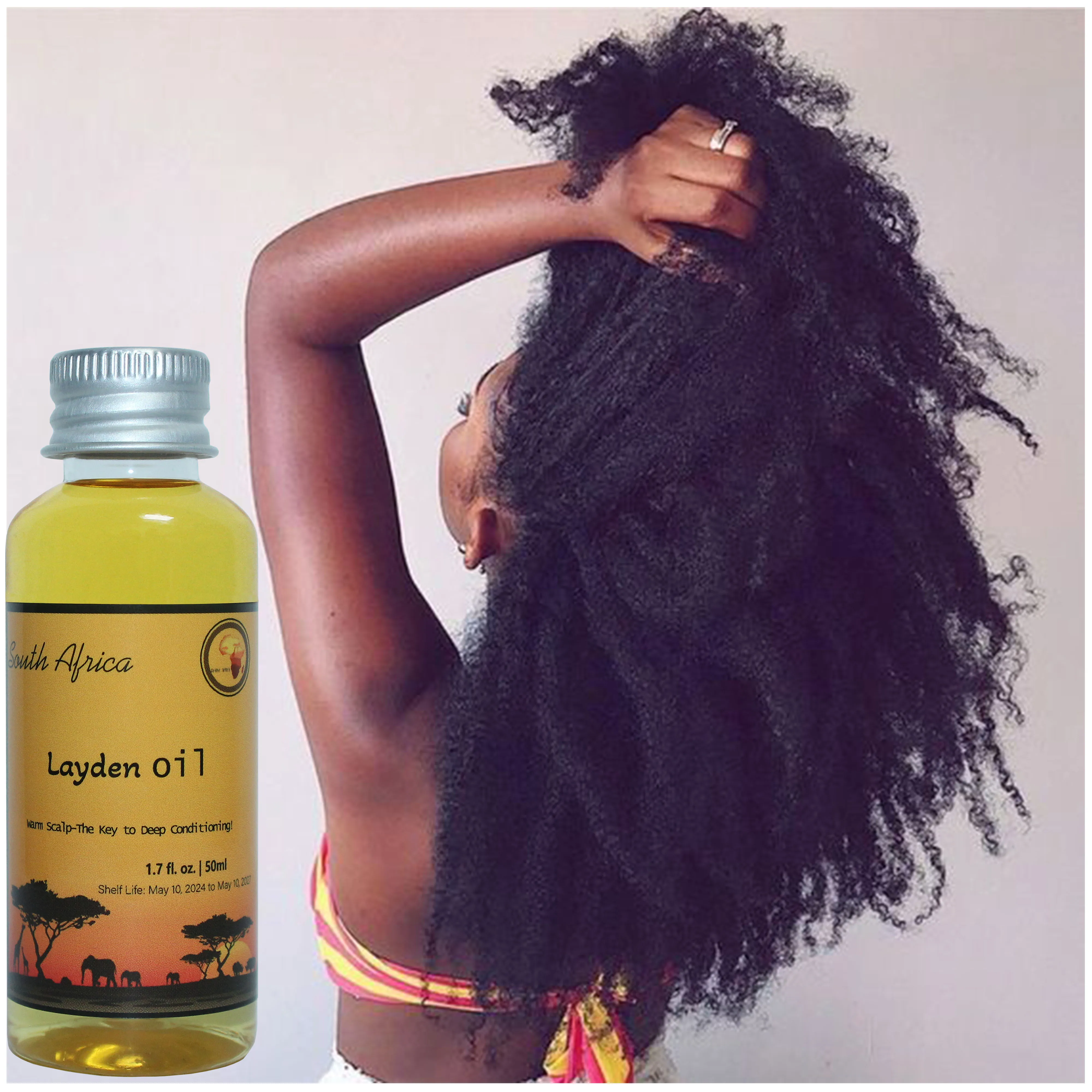 African Elliptical Hair Follicle Curly Hair Strengthening Layden Oil