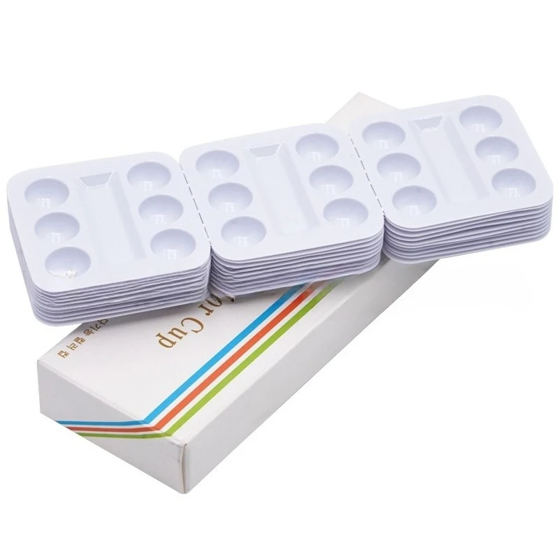 5 Box 6 Mixed Sizes Perforated Plastic Lab Impression Tray Disposable Impression Trays s