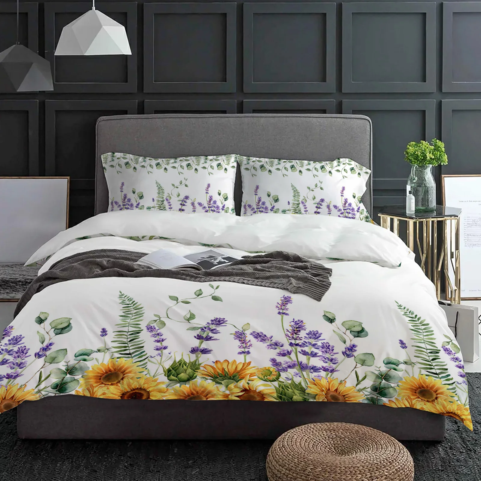 Wild Flower Eucalyptus Sunflow - Home Textiles Bedding recension och pris