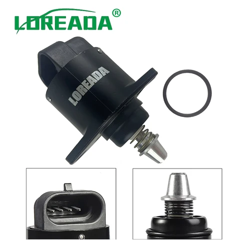 Клапан регулировки холостого хода LOREADA / Клапан IAC / Шаговый двигатель W3169 26179 для скутера Linhai 400 2013 года, качество OEM
