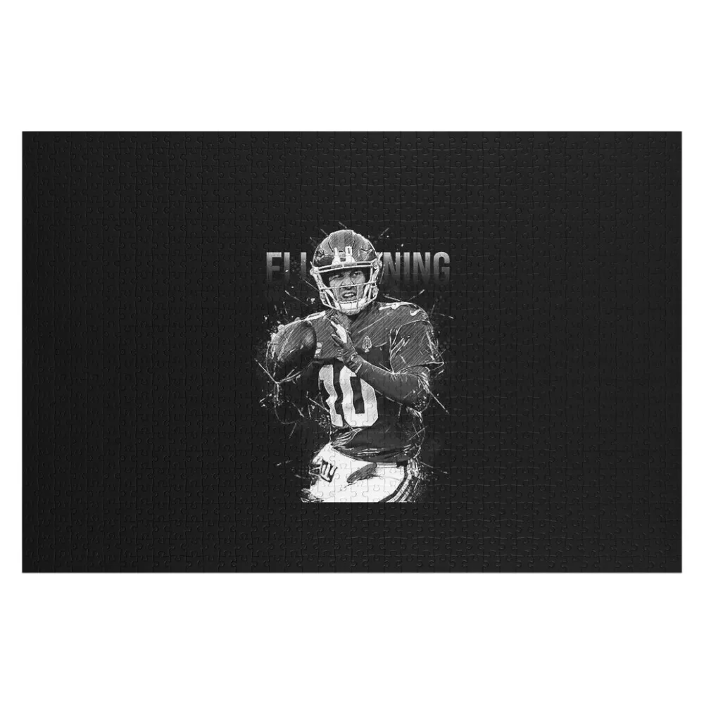 

Eli Manning Jigsaw Puzzle Customized Kids Gift Name Wooden Toy Puzzle