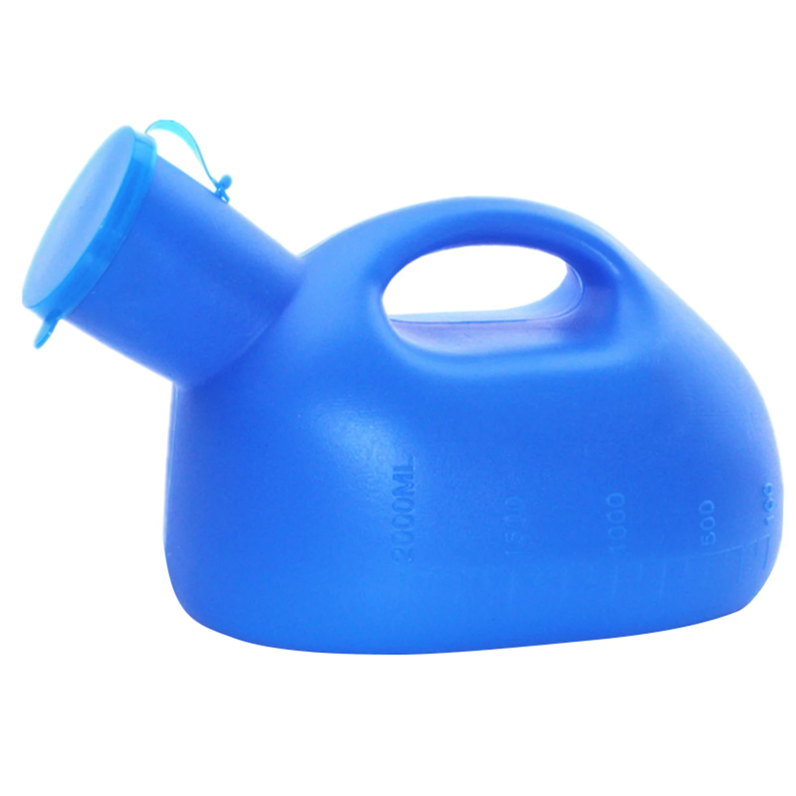 Elderly Men Urinals Pee Container Large Capacity 2000ml Pee Container for Bedridden Patients and Physically-challenged