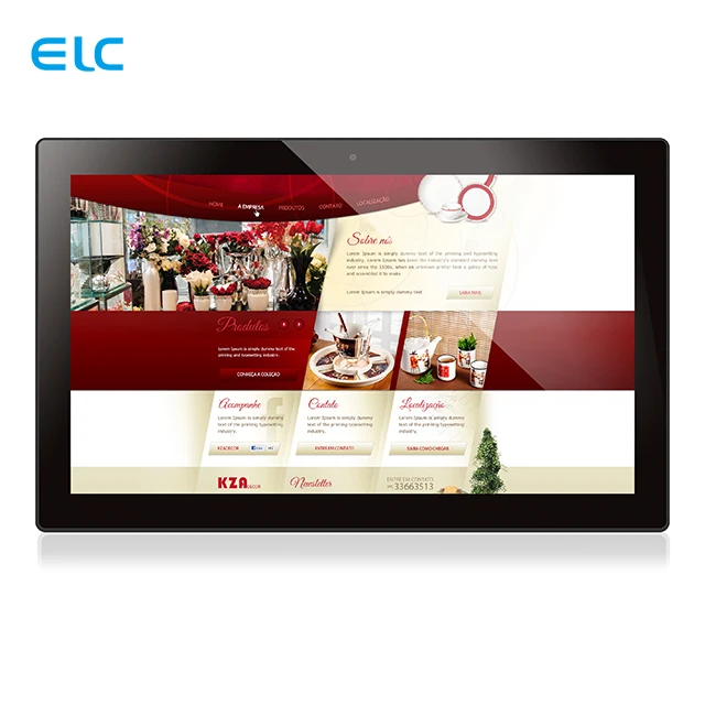 Wall Mounted 14 Inch RK3568 Android 11 Touch Screen Adversising Display Tablet Android view 2