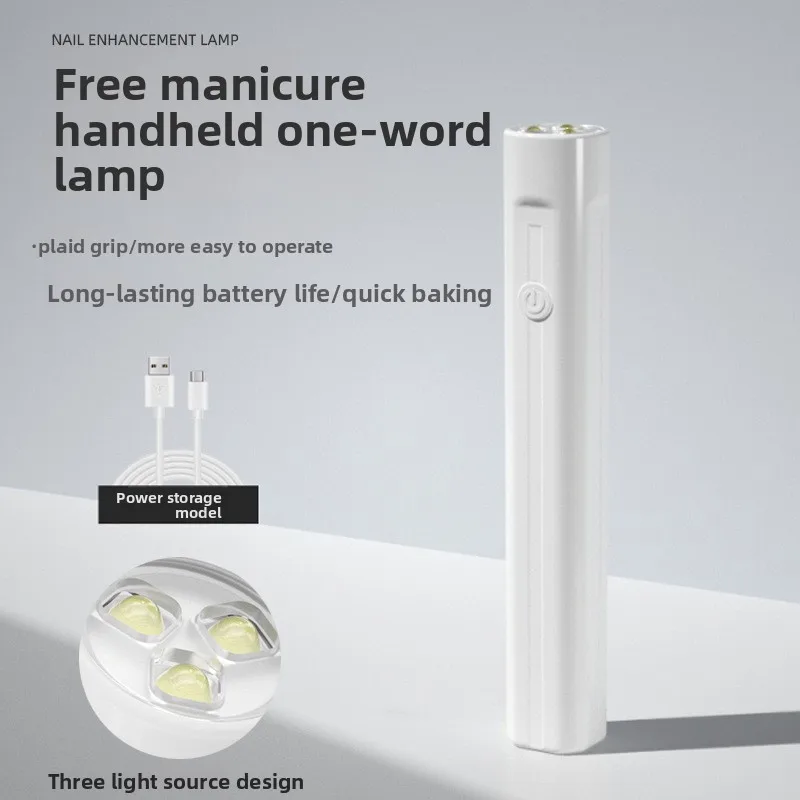 Professioneel nagel UV LED-lamp bureau met display Oplaadbare draagbare mini-nageldrogerstandaard UV-lamp voor nagelkunst Verwijderbaar