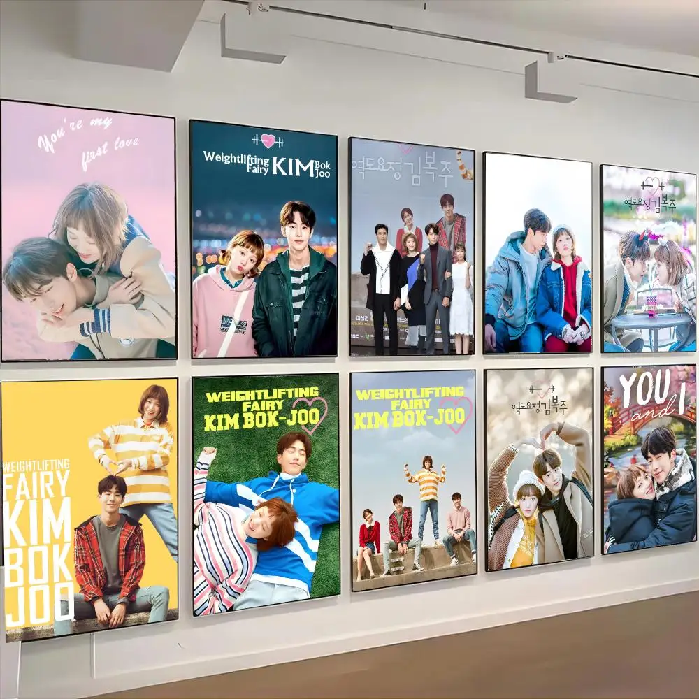 Weightlifting Fairy Kim Bok-joo Drama Poster Self-adhesive Advanced Aesthetic Printing Paper Wall Art for Living Room Home Decor