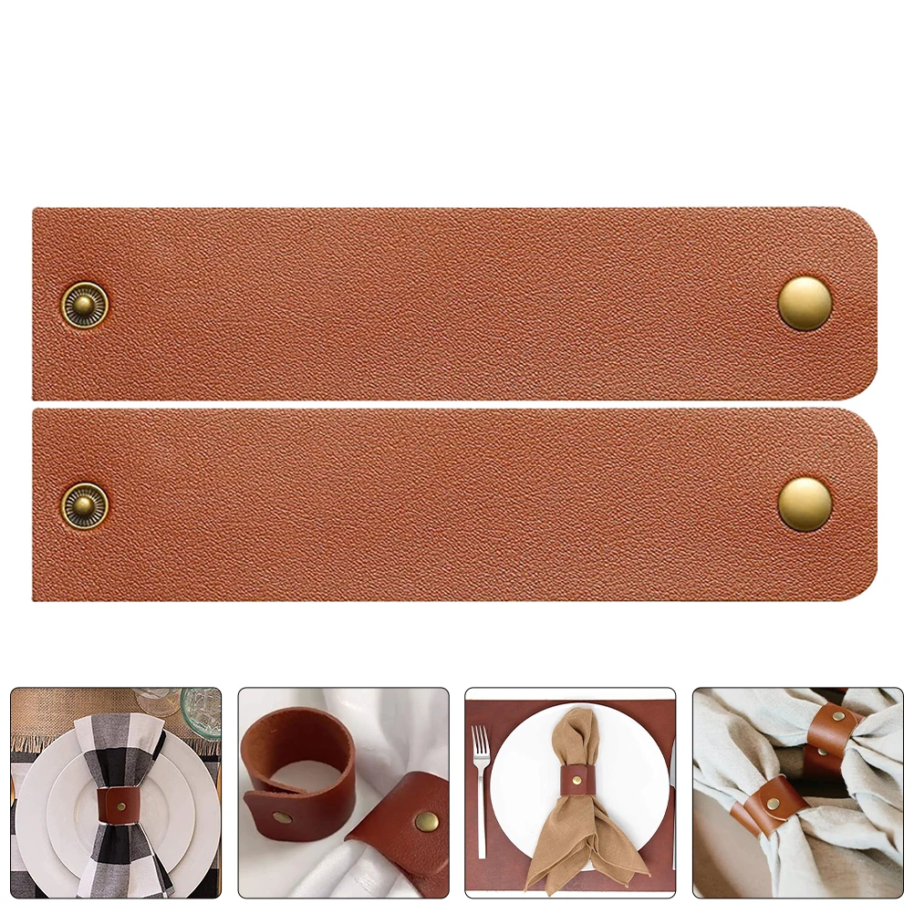 12pcs Faux Rings Napkin Ring Modern Versatile Rustic Fake Napkin Ring Fall Table Decor Homeware