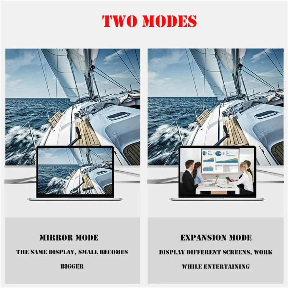 Cable convertidor Compatible con USB 3,0 a HDMI, adaptador gráfico multipantalla para PC, portátil, proyector, tarjeta de vídeo externa HDMI, 1080P