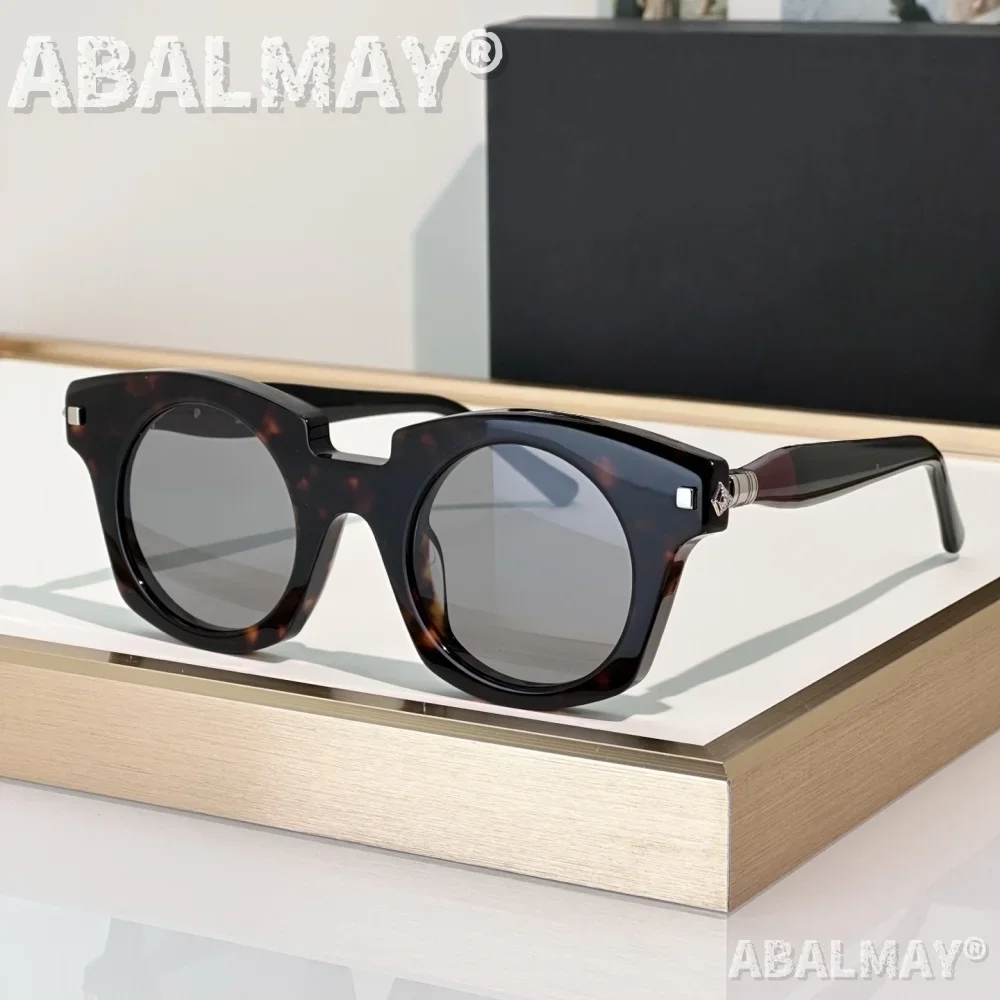 نظارات شمسية عالية الجودة للرجال والنساء Maske J6 مقاس 46-25 نمط UV400 ريترو موضة تصميم خاص نظارات شمسية مع صندوق