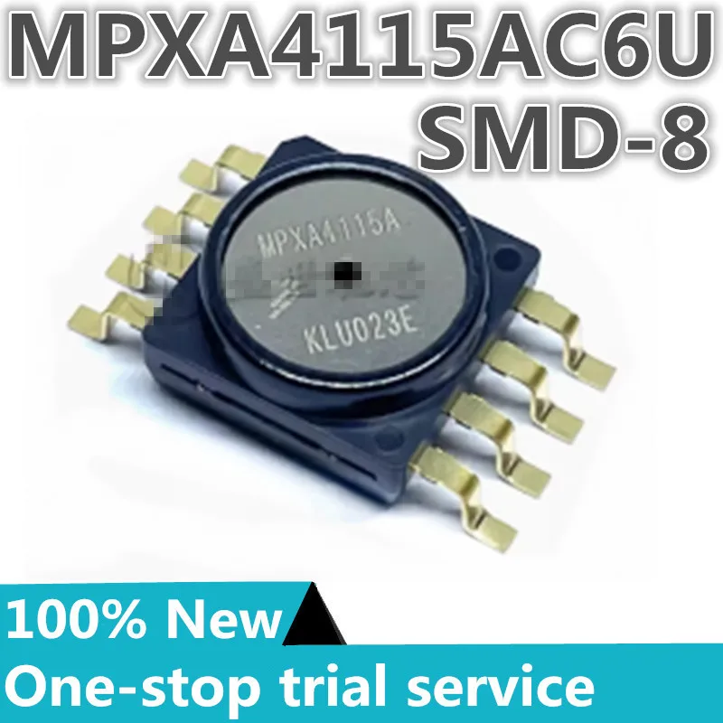 

2-50pcs %New spot MPXA4115AC6U SMD-8 2.18PSI ~ 16.68PSI (15kPa ~ 115kPa) 58.02PSI (400kPa) absolute pressure sensor